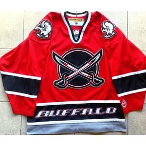 Buffalo Sabres 2000-06 KOHO Butterknife jersey L red 3rd Alt NHL hockey vintage